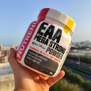 آمینو EAA مگا استرانگ ناترند | Nutrend EAA Mega Strong Powder-سم7شاپ-sam7shop.ir