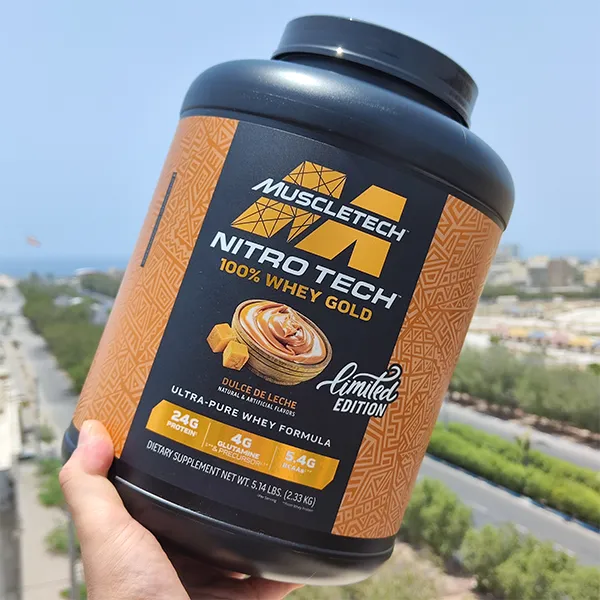 پروتئین نیتروتک گلد الترا پیور لیمیتد ادیشن ماسل تک | MuscleTech Nitro Tech 100% Whey Gold Limited Edition-سم7شاپ-sam7shop.ir