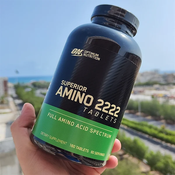 قرص سوپریور آمینو 2222 اپتیموم نوتریشن 160 عددی | Optimum Nutrition Superior Amino 2222 Tabs - 160 Tablets-سم7شاپ-sam7shop.ir