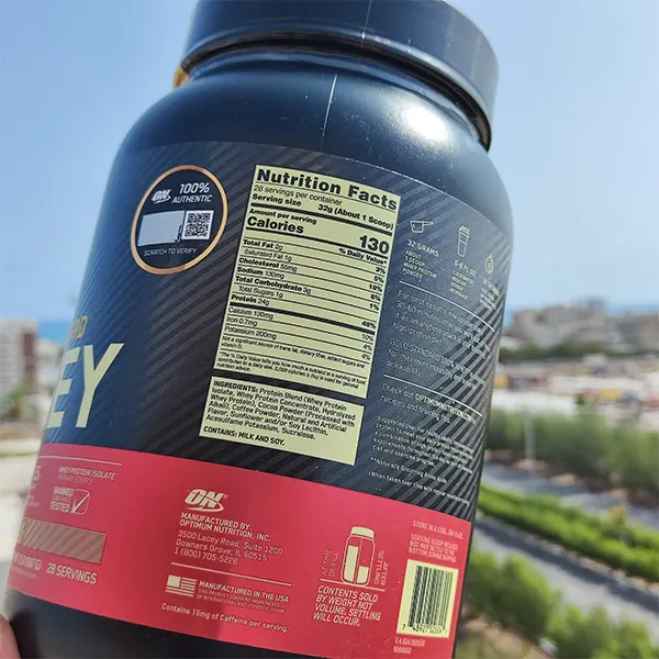 پروتئین وی گلد 100 درصد استاندارد اپتیموم نوتریشن 900 گرمی | Optimum Nutrition Gold Standard 100% Whey Protein 900G-سم7شاپ-sam7shop.ir