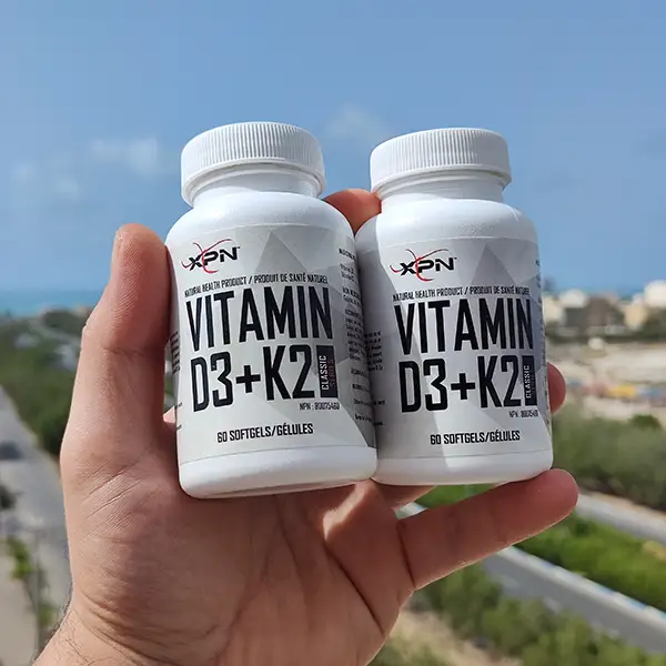 ویتامین D3+K2 ایکس پی ان | XPN Vitamin D3 + K2 60 Softgels -سم7شاپ-Sam7shop.ir