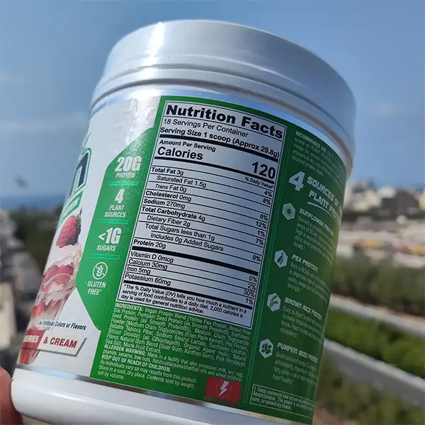 پروتئین گیاهی ناترکس | Nutrex Research PLANT PROTEIN-سم7شاپ-sam7shop.ir