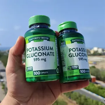 پتاسیم گلوکونات 595 میلی گرمی نیچرز تروس  100 عددی |  nature's truth potassium 595 mg 100caps-سم7شاپ-sam7shop.ir