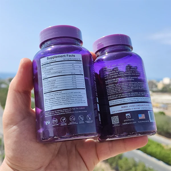 پاستیل تنظیم خواب اسلیپ تامین هیرتامین | Hairtamin Sleeptamin 60 Vegan Gummies-سم7شاپ-sam7shop.ir