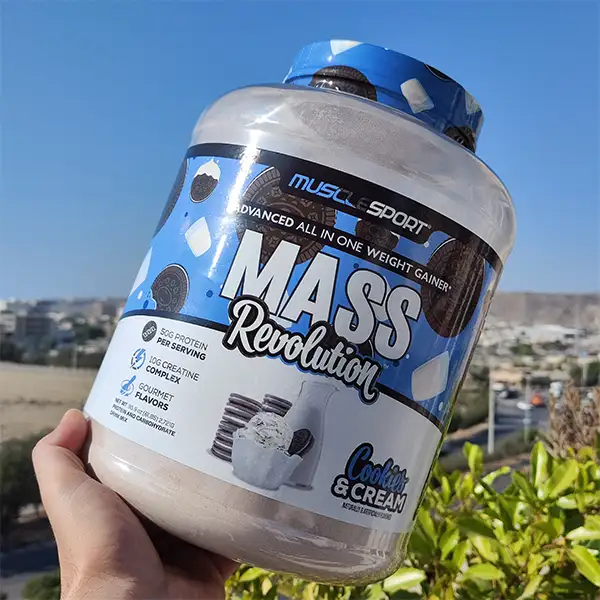 مس گینر روولوشن ماسل اسپرت | MUSCLE SPORT MASS REVOLUTION 6 LBS-سم7شاپ-sam7shop.ir