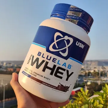 پروتئین وی بلو لب یو اس ان  908 گرم | USN Blue Lab 100% Whey 2lb-سم سون شاپ-sam7shop.ir