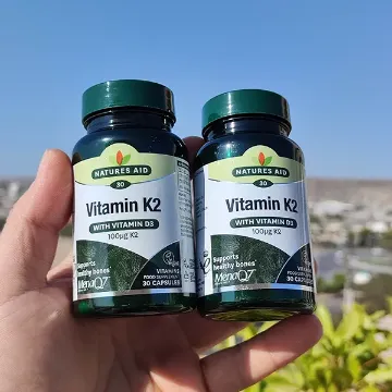 کپسول ویتامین K2 با D3 نچرال اید 30 عددی | Nature’s Aid Vitamin K2 with Vitamin D3- سم7شاپ-sam7shop.ir