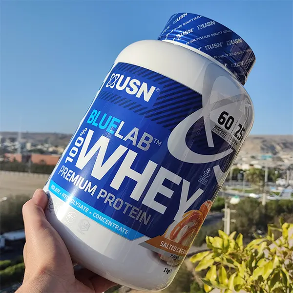 پروتئین وی 100 درصد بلو لب یواس‌ان | USN Blue Lab 100% Whey Protein 5lbs-سم7شاپ-sam7shop.ir