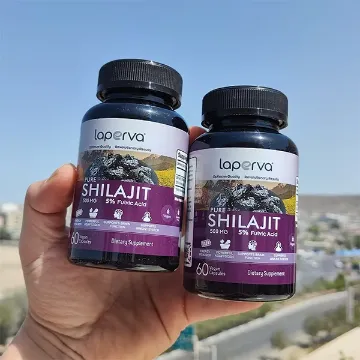 کپسول شلاجیت Laperva  اصل آلمان شیلاجیت خالص لاپروا 60 عددی