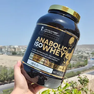 وی ایزوله کوین لورون آنابولیک 2 کیلویی وی ایزوله آنابولیک کوین لورون طرح جدید