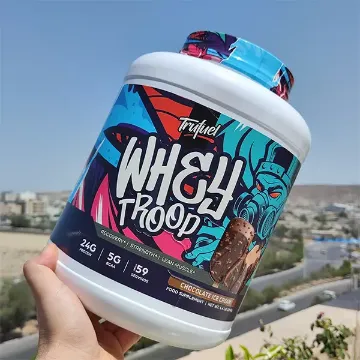 پروتئین وی اصل آمریکا Whey Troop TruFuel پروتئین وی تروفیول 2 کیلوگرم