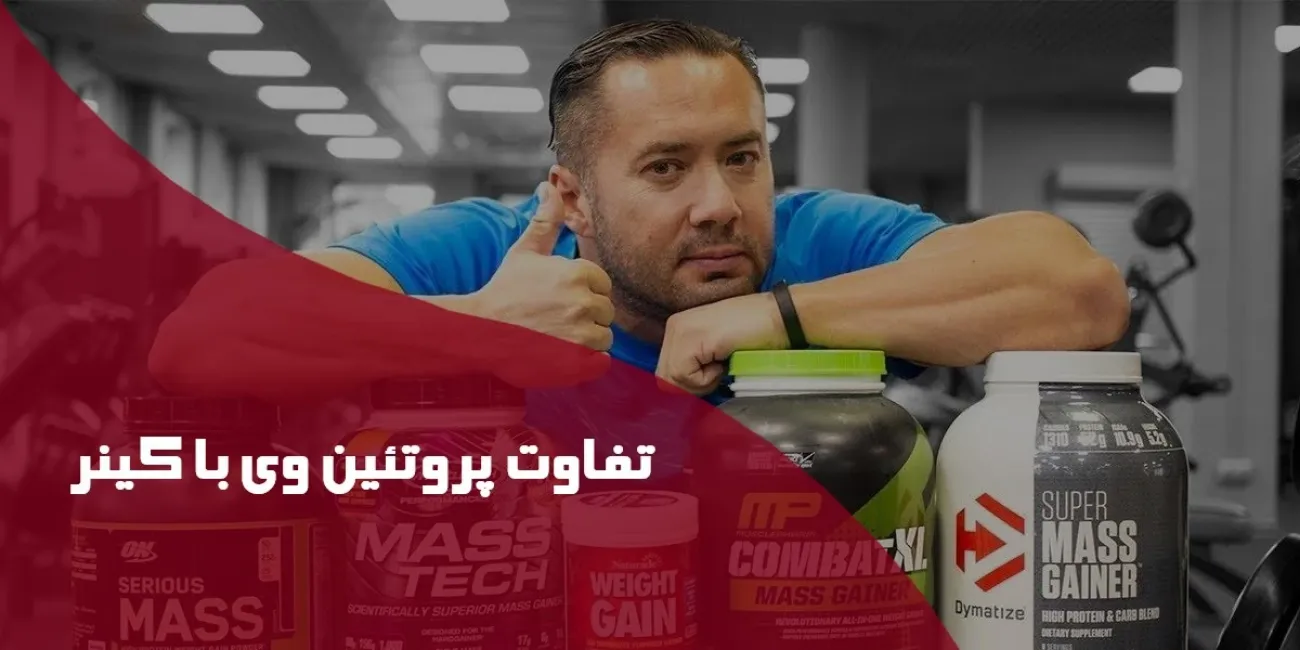 تفاوت پروتئین وی با گینر تفاوت پروتئین وی با گینر